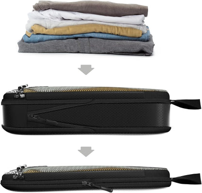 4pc Large Compression Packing Cubes for Travel - Luggage Organizers Suitcases