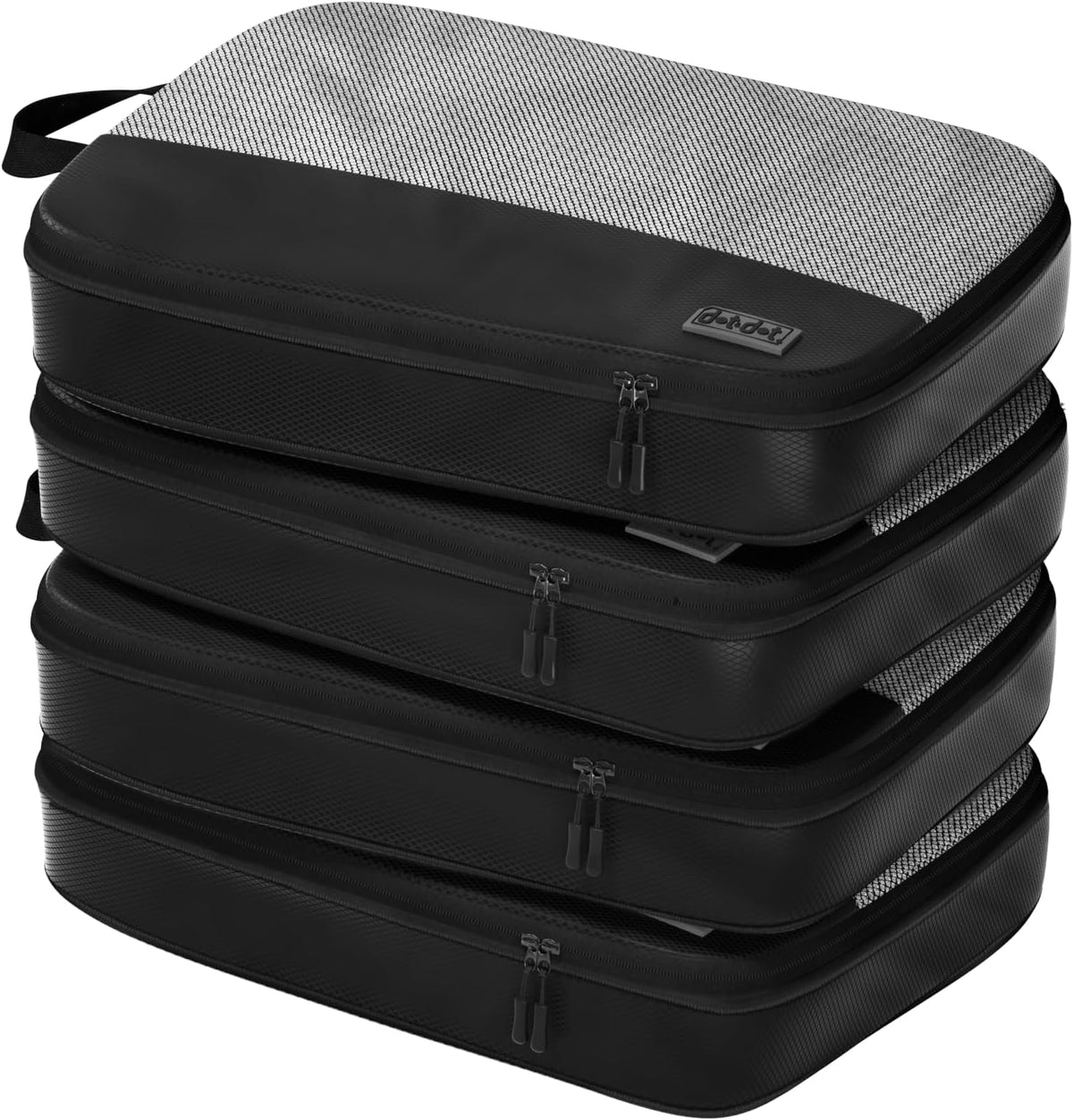4pc Large Compression Packing Cubes for Travel - Luggage Organizers Suitcases
