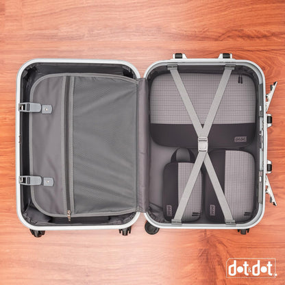 4pc Large Compression Packing Cubes for Travel - Luggage Organizers Suitcases