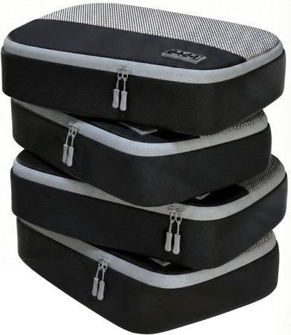 4pc Large Compression Packing Cubes for Travel - Luggage Organizers Suitcases