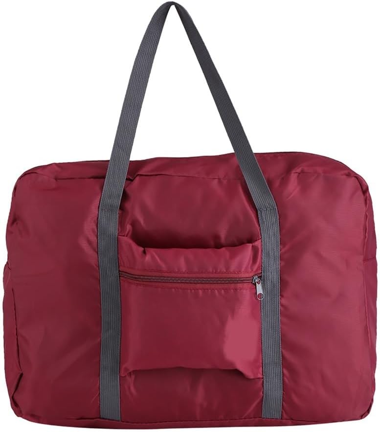 Foldable Duffle Bag 18.9x12.6x5.91 Inch – Waterproof Travel Storage Bag for Suitcase Trolley, Large Capacity Organizer with Hand Strap