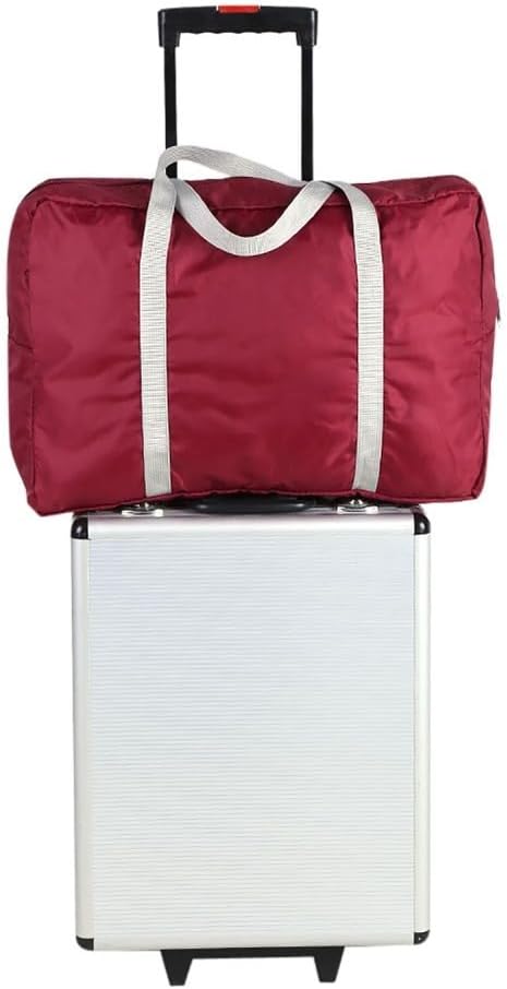 Foldable Duffle Bag 18.9x12.6x5.91 Inch – Waterproof Travel Storage Bag for Suitcase Trolley, Large Capacity Organizer with Hand Strap