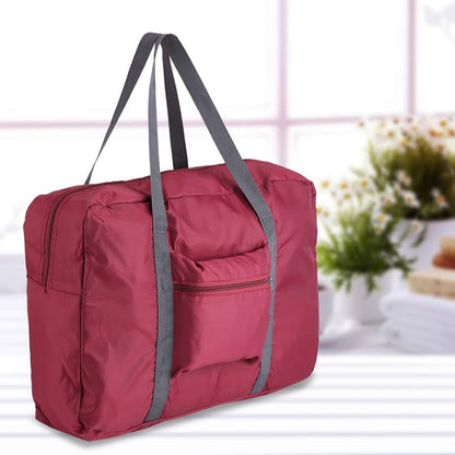 Foldable Duffle Bag 18.9x12.6x5.91 Inch – Waterproof Travel Storage Bag for Suitcase Trolley, Large Capacity Organizer with Hand Strap