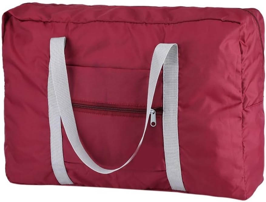 Foldable Duffle Bag 18.9x12.6x5.91 Inch – Waterproof Travel Storage Bag for Suitcase Trolley, Large Capacity Organizer with Hand Strap