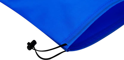 Drawstring Pouch with Toggle (12 x 16 Inch, Black) Nylon Cinch Bag for Travel, Shoes, Gym and Storage