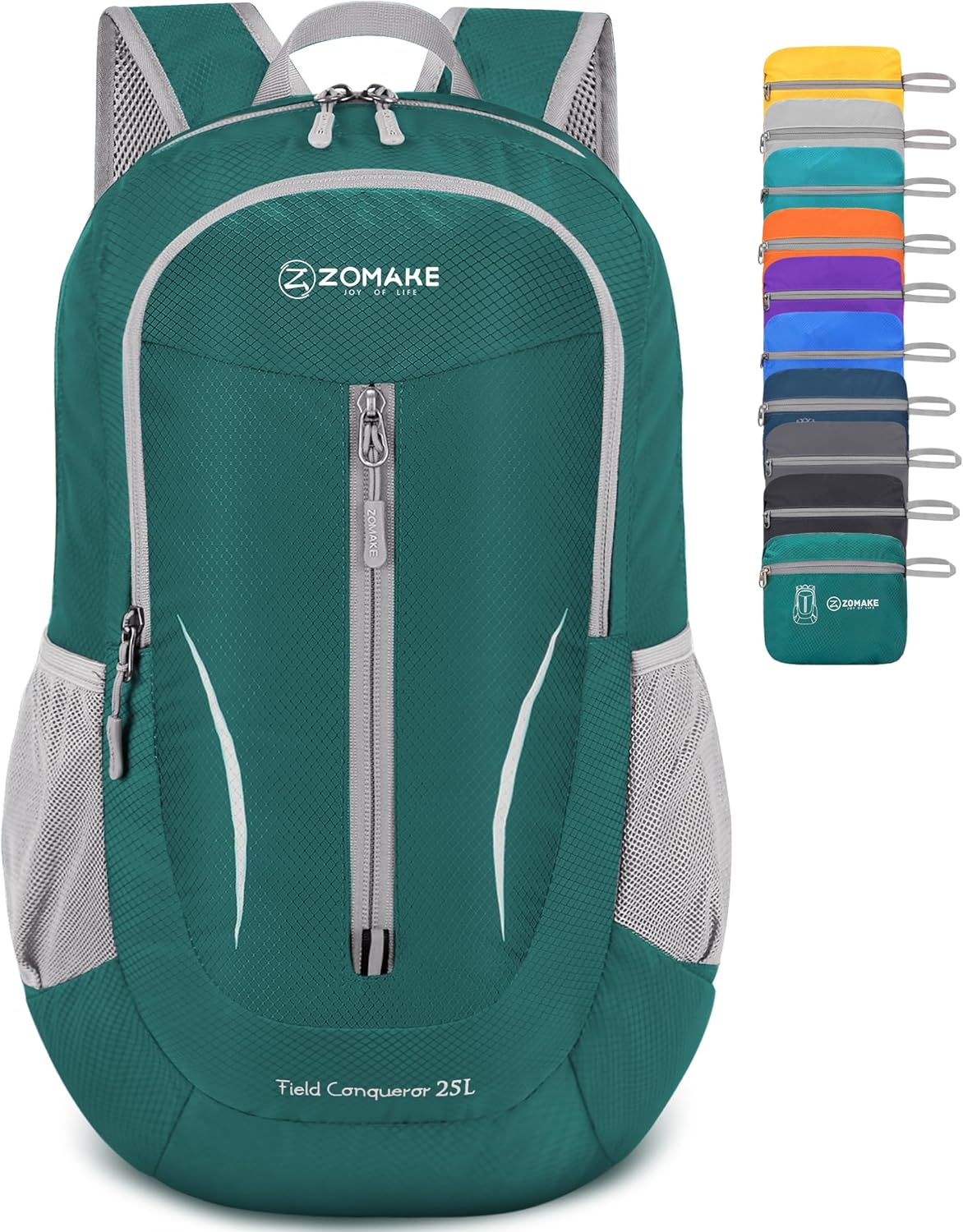 Ultra Lightweight Packable Backpack 25L - Foldable Hiking Backpacks Water Resistant Small Folding Daypack for Travel(Navy Blue)