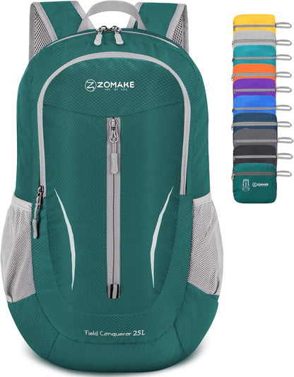 Ultra Lightweight Packable Backpack 25L - Foldable Hiking Backpacks Water Resistant Small Folding Daypack for Travel(Navy Blue)