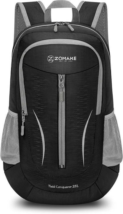 Ultra Lightweight Packable Backpack 25L - Foldable Hiking Backpacks Water Resistant Small Folding Daypack for Travel(Navy Blue)