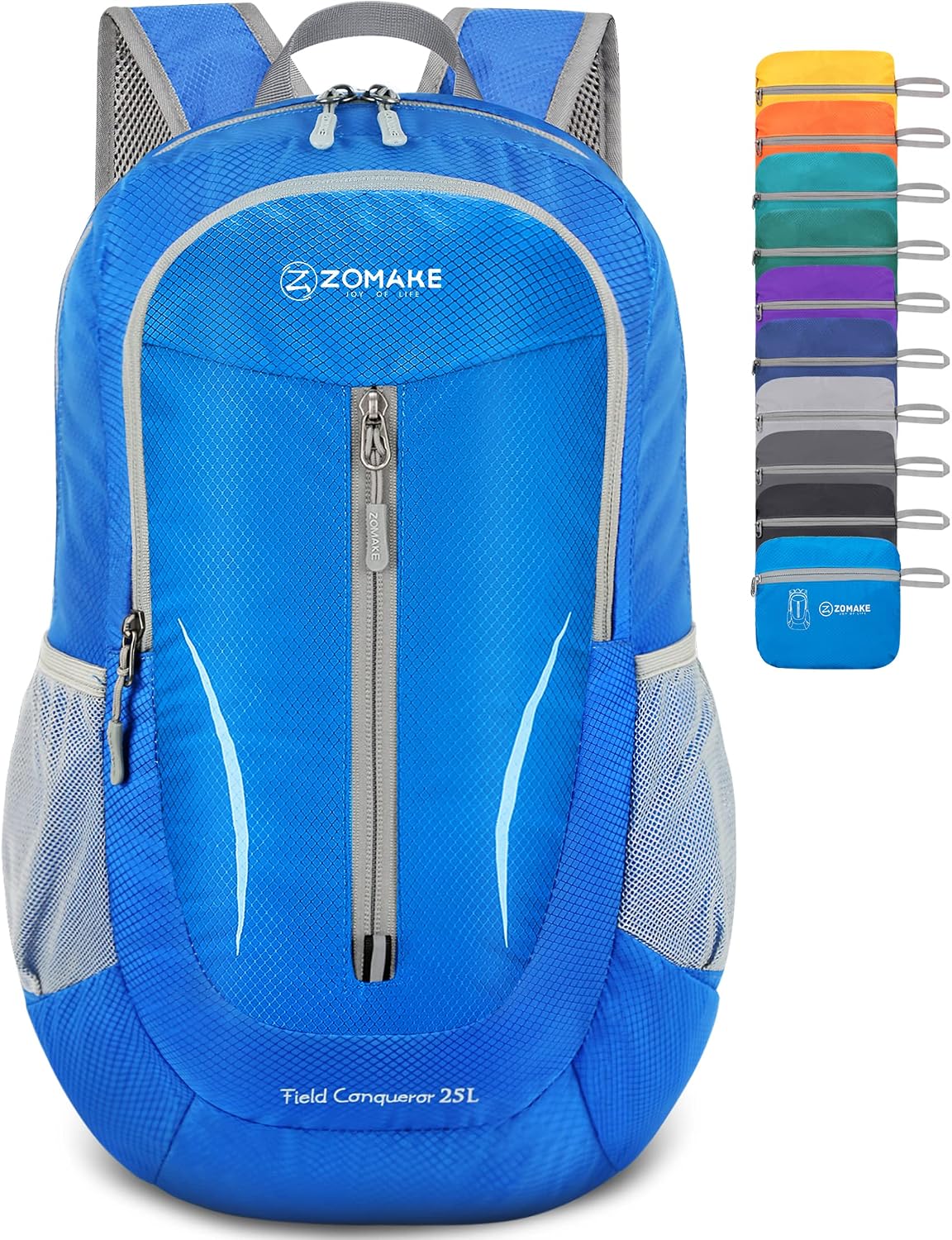 Ultra Lightweight Packable Backpack 25L - Foldable Hiking Backpacks Water Resistant Small Folding Daypack for Travel(Navy Blue)