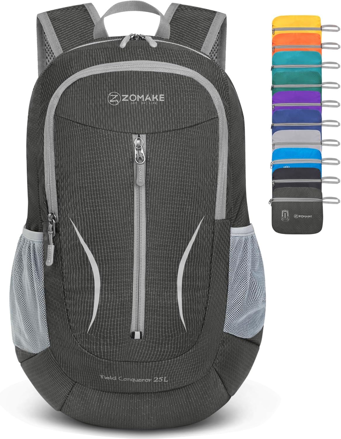 Ultra Lightweight Packable Backpack 25L - Foldable Hiking Backpacks Water Resistant Small Folding Daypack for Travel(Navy Blue)