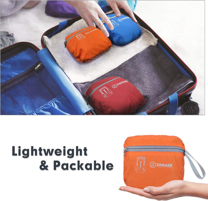 Ultra Lightweight Packable Backpack 25L - Foldable Hiking Backpacks Water Resistant Small Folding Daypack for Travel(Navy Blue)