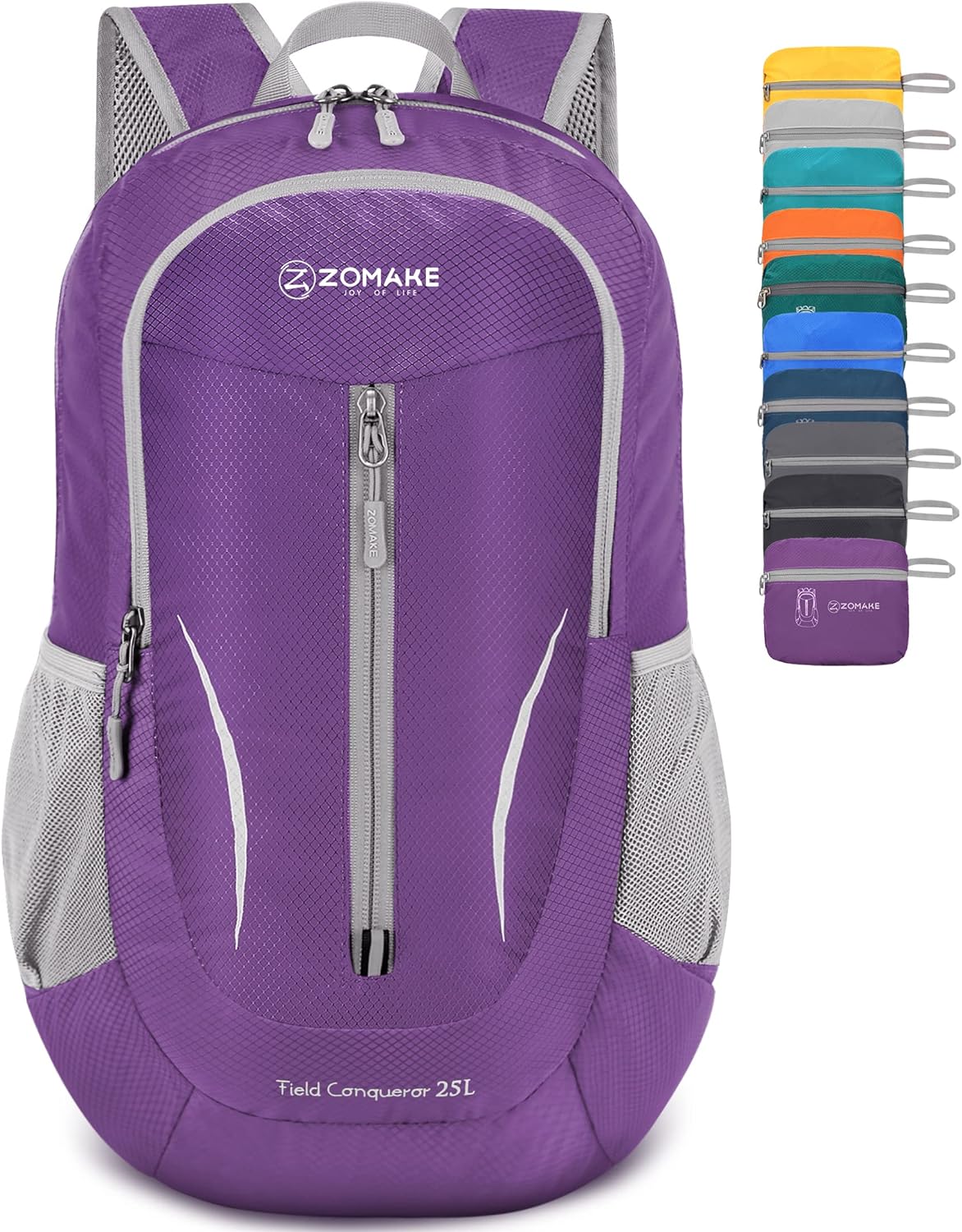 Ultra Lightweight Packable Backpack 25L - Foldable Hiking Backpacks Water Resistant Small Folding Daypack for Travel(Navy Blue)