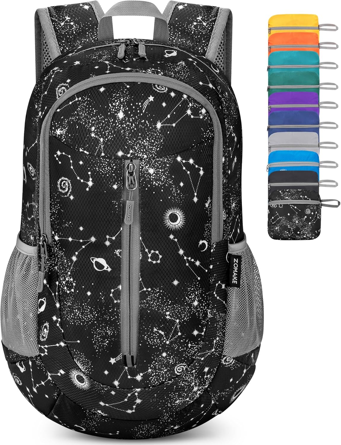 Ultra Lightweight Packable Backpack 25L - Foldable Hiking Backpacks Water Resistant Small Folding Daypack for Travel(Navy Blue)