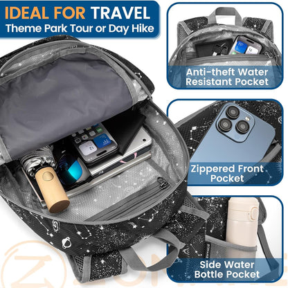 Ultra Lightweight Packable Backpack 25L - Foldable Hiking Backpacks Water Resistant Small Folding Daypack for Travel(Navy Blue)