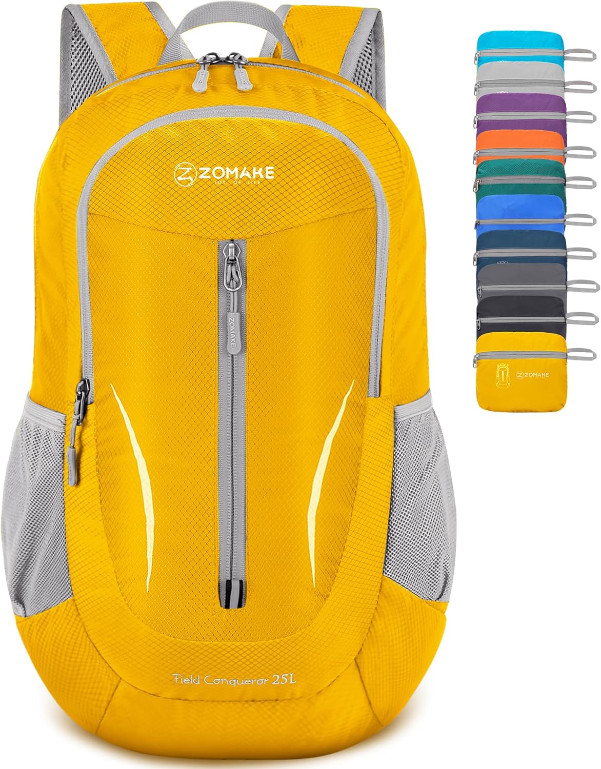 Ultra Lightweight Packable Backpack 25L - Foldable Hiking Backpacks Water Resistant Small Folding Daypack for Travel(Navy Blue)