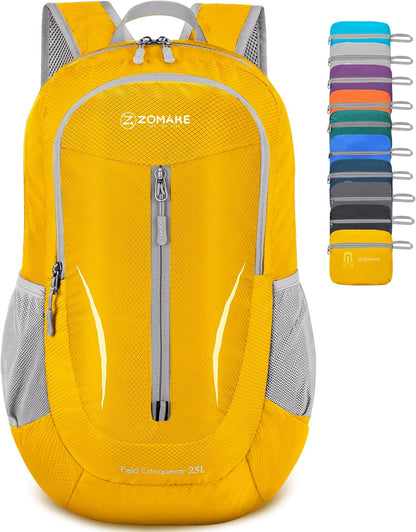 Ultra Lightweight Packable Backpack 25L - Foldable Hiking Backpacks Water Resistant Small Folding Daypack for Travel(Navy Blue)