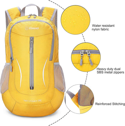Ultra Lightweight Packable Backpack 25L - Foldable Hiking Backpacks Water Resistant Small Folding Daypack for Travel(Navy Blue)