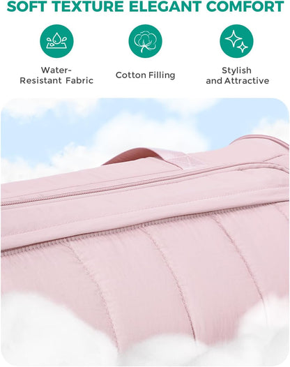 Convertible Garment Bags for Travel with Wet Pocket Carry on Garment Duffle Bag 2 in 1 Puffy Hanging Clothes Travel Bags with Shoe Compartment for Airplanes Business Weekend Gym Wedding (Black)