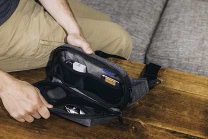 Navigator Sling Lite 1L- Side Backpack for Men and Women, Sling Travel Bag, Crossbody Sling Backpack