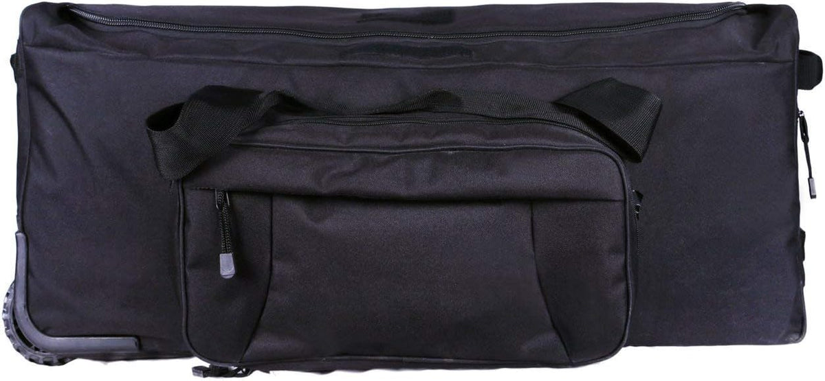 Heavy-Duty X-Large Military Tactical Wheeled Rolling Duffel Trolley Bag For Deployment Traveling Camping Sporting