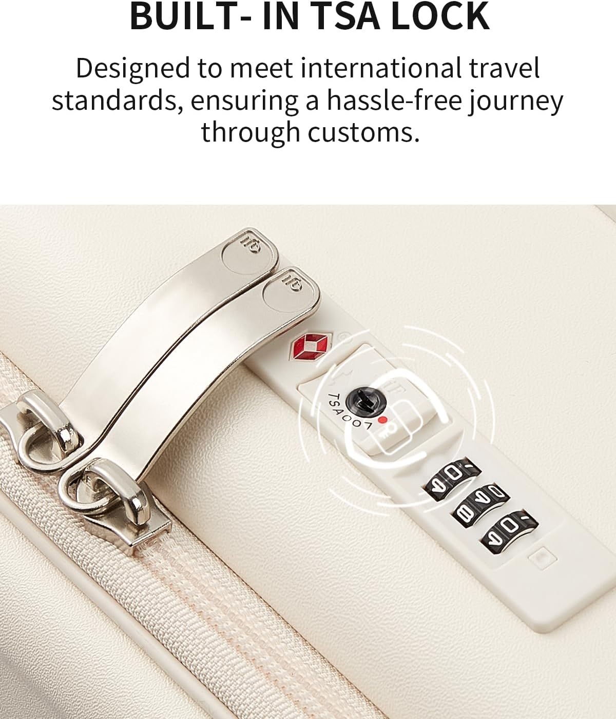 Expandable Top Opening Carry On Luggage Airline Approved, 20 Inch Lightweight Hardside Carry On Suitcase with Spinner Wheels, Travel Luggage with Laptop Compartment for Women Men, Coconut White