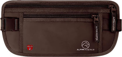 Money Belt for Travel Hidden Under Clothes – RFID Blocking Passport Holder & Slim Waist Wallet Pouch for Women & Men, Anti-Theft Travel Accessories