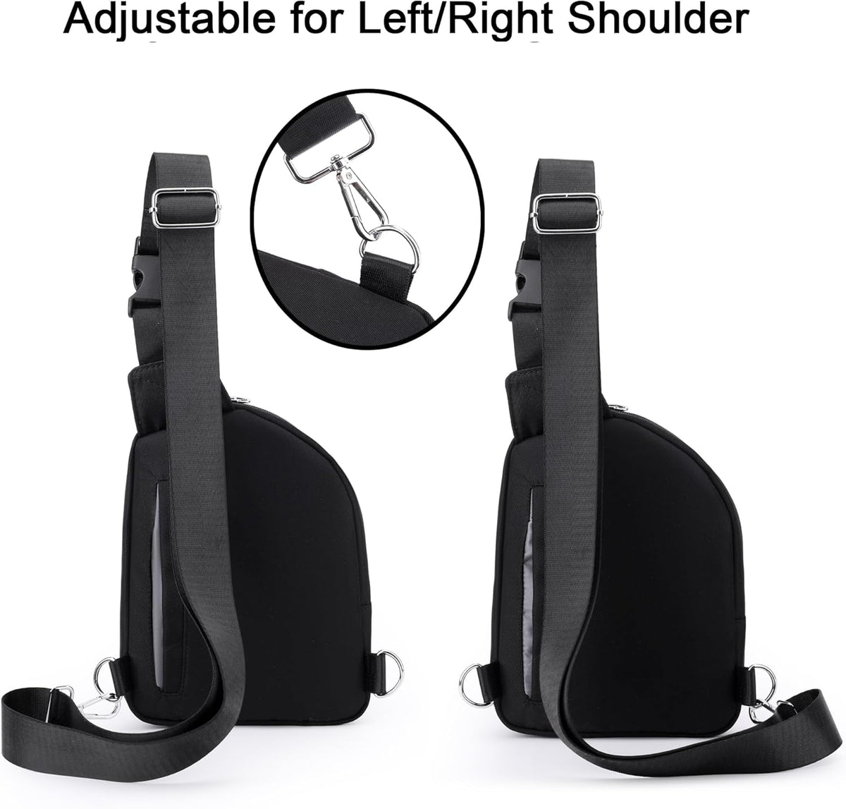 Anti Theft Crossbody Bag for Women Travel Small Sling Shoulder Bag | Anti Pickpocket Bag（RFID Blocking & Zipper Lock）Cross body Pouch Secure Passport Purse Waterproof for Hiking Daily Commute