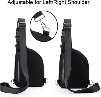 Anti Theft Crossbody Bag for Women Travel Small Sling Shoulder Bag | Anti Pickpocket Bag（RFID Blocking & Zipper Lock）Cross body Pouch Secure Passport Purse Waterproof for Hiking Daily Commute