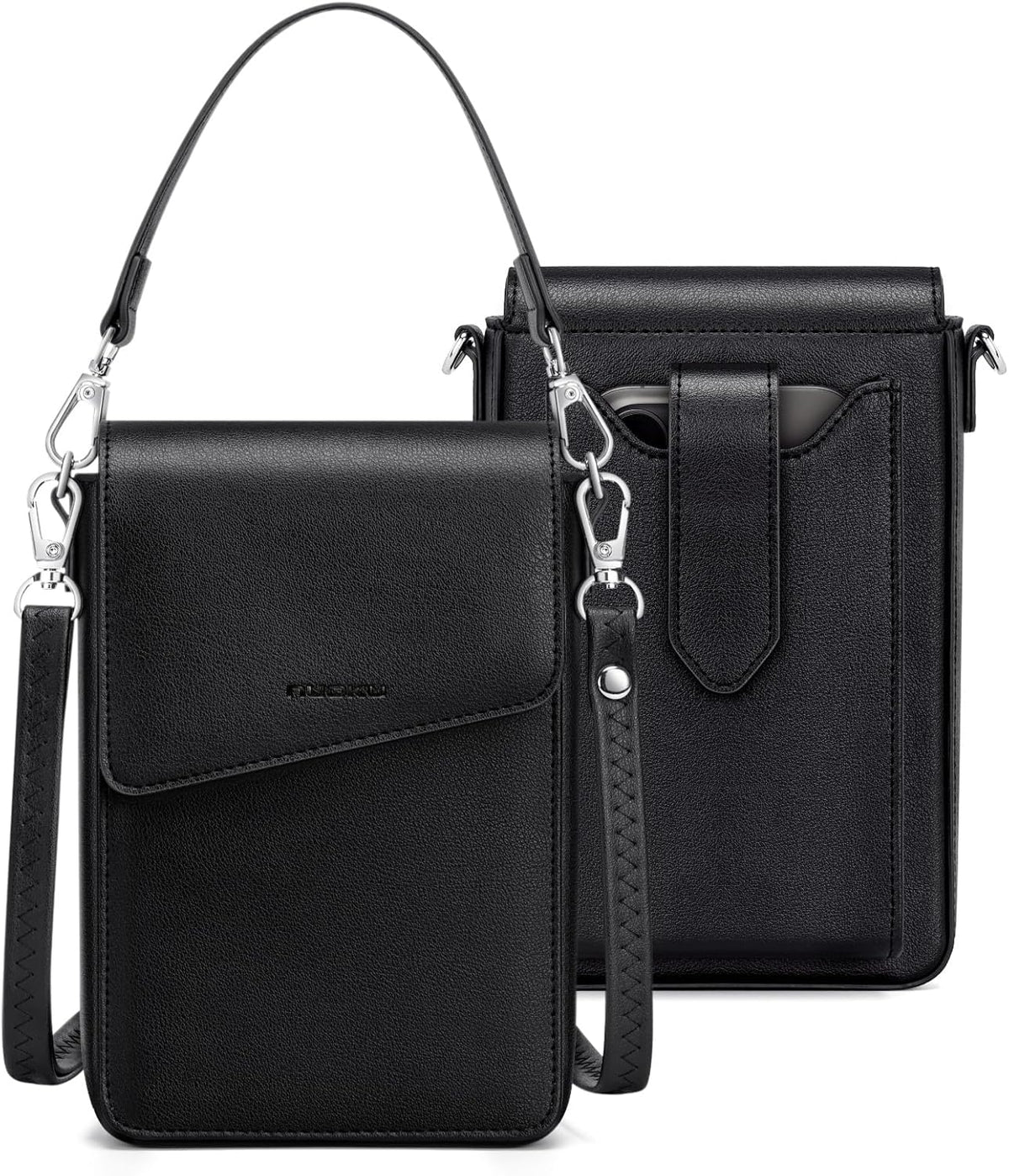 Small Crossbody Wallet Purse for Women with Phone Pocket, Small Crossbody Phone Bag with 2 Straps