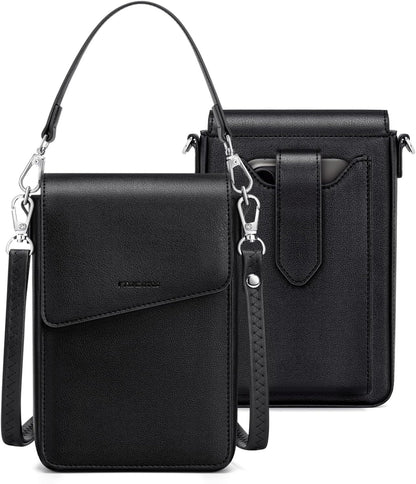 Small Crossbody Wallet Purse for Women with Phone Pocket, Small Crossbody Phone Bag with 2 Straps