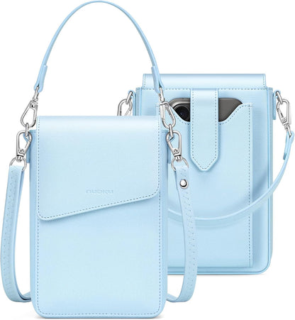Small Crossbody Wallet Purse for Women with Phone Pocket, Small Crossbody Phone Bag with 2 Straps