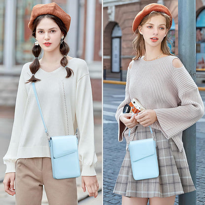 Small Crossbody Wallet Purse for Women with Phone Pocket, Small Crossbody Phone Bag with 2 Straps
