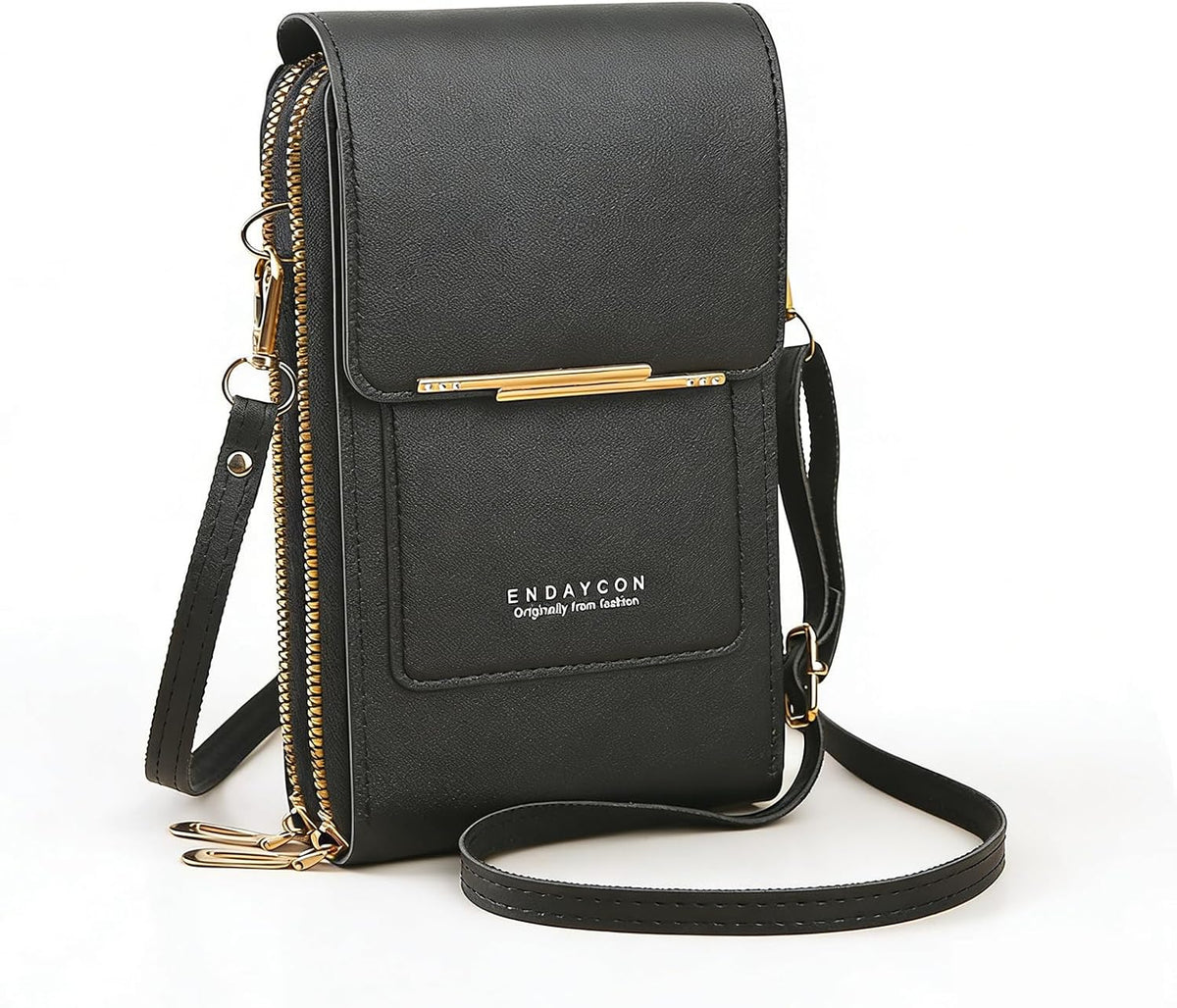 Women's Touchscreen Phone Crossbody Bag, Anti-theft Leather Phone Wallet, Perfect Holiday Gift