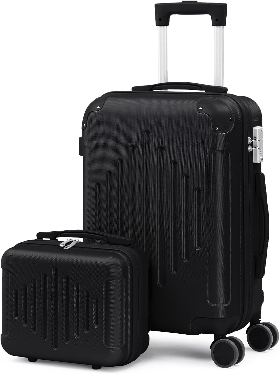 Hardside 21 Inch Carry On Luggage 22x14x9 Airline Approved with Spinner Wheels, ABS Hardshell Small Carry-On Suitcase with TSA Lock for Men & Women Lightweight Travel, Dark Green