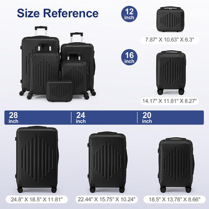 Hardside 21 Inch Carry On Luggage 22x14x9 Airline Approved with Spinner Wheels, ABS Hardshell Small Carry-On Suitcase with TSA Lock for Men & Women Lightweight Travel, Dark Green