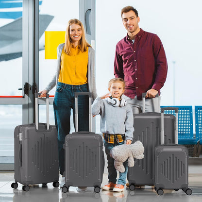 Hardside 21 Inch Carry On Luggage 22x14x9 Airline Approved with Spinner Wheels, ABS Hardshell Small Carry-On Suitcase with TSA Lock for Men & Women Lightweight Travel, Dark Green