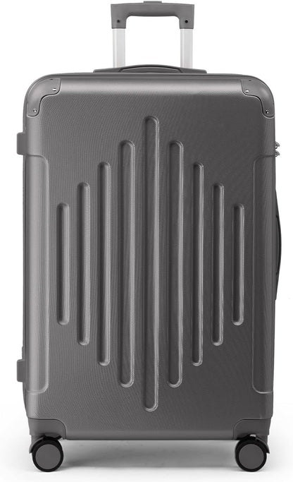 Hardside 21 Inch Carry On Luggage 22x14x9 Airline Approved with Spinner Wheels, ABS Hardshell Small Carry-On Suitcase with TSA Lock for Men & Women Lightweight Travel, Dark Green