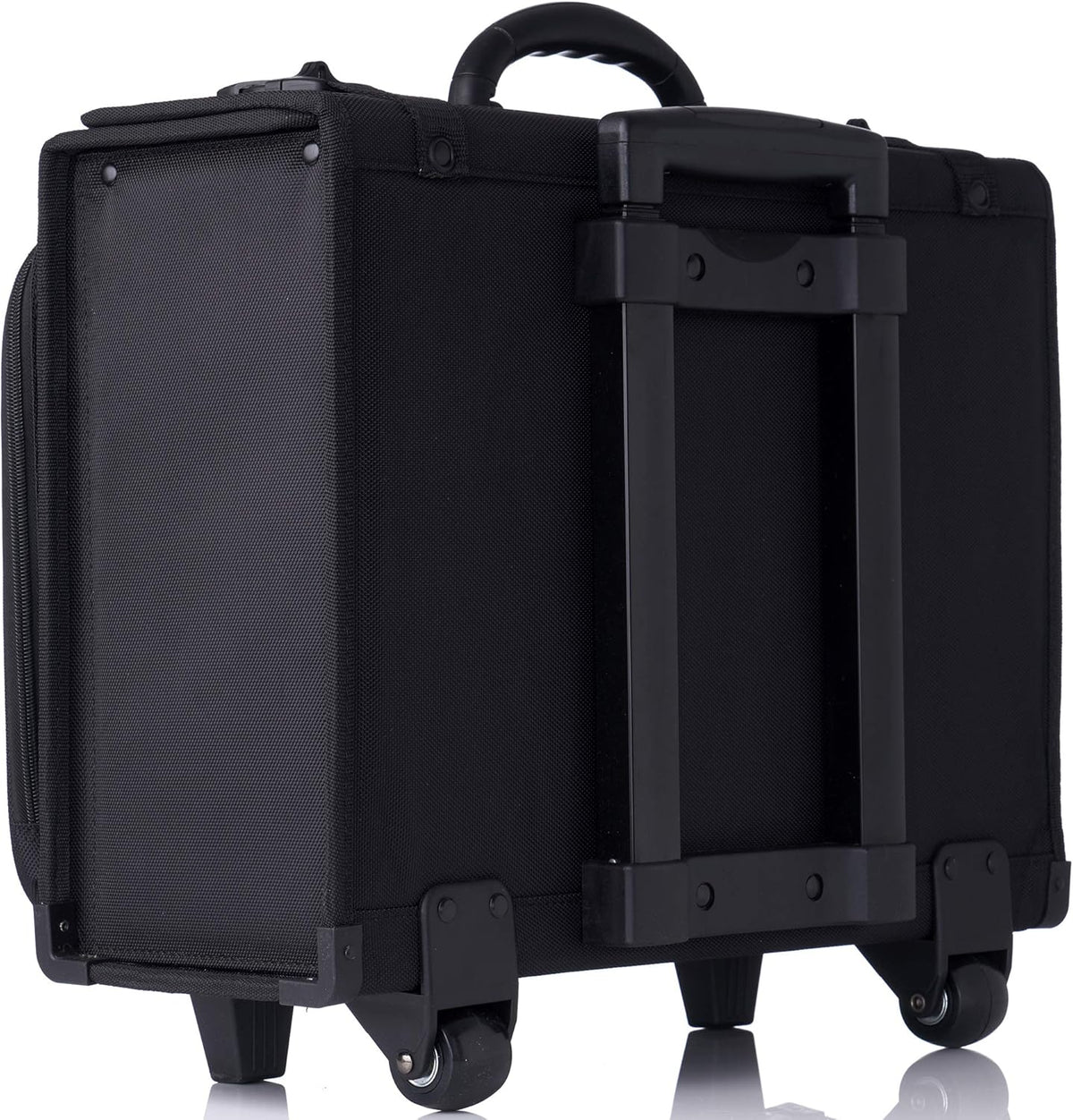Rolling Briefcase | Laptop Bag For Men & Women | Hard Side Catalog Case on Wheels | Legal Size File Dividers | Lawyers Attache Case | Carry-On Overnight Business Travel Bag