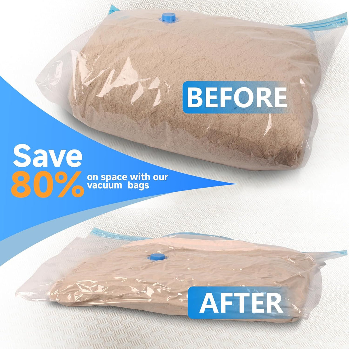 Compression Bags for Travel - Travel Essentials - Space Saver Bags - No Vacuum Needed - Compression Packing Bags for Cruise Accessories