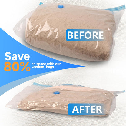 Compression Bags for Travel - Travel Essentials - Space Saver Bags - No Vacuum Needed - Compression Packing Bags for Cruise Accessories