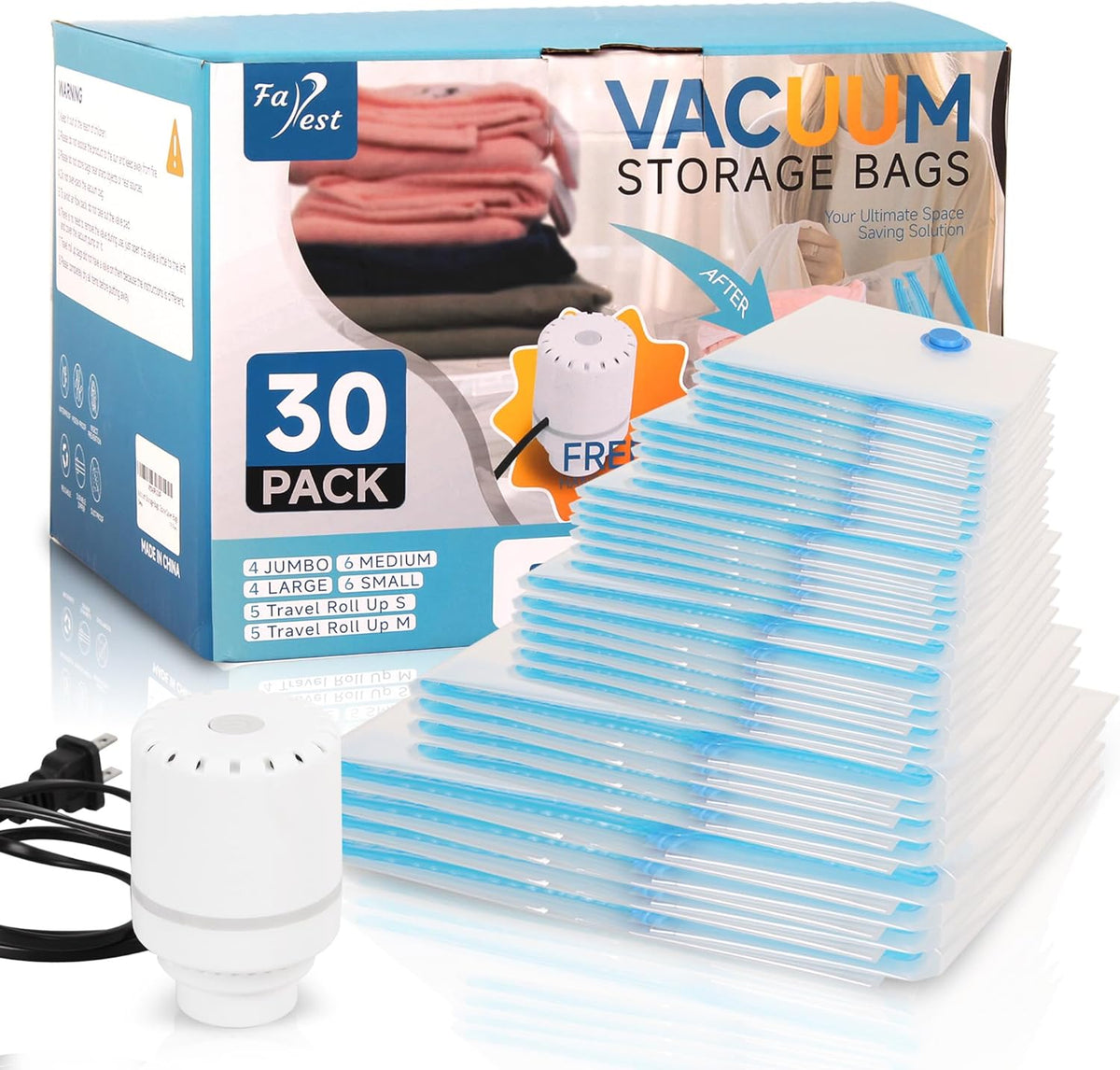 Compression Bags for Travel - Travel Essentials - Space Saver Bags - No Vacuum Needed - Compression Packing Bags for Cruise Accessories