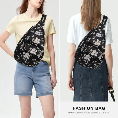 Backpack Sling for Women Anti-Water Crossbody Bag Inclined Adjustable Pack | Casual - Colors B