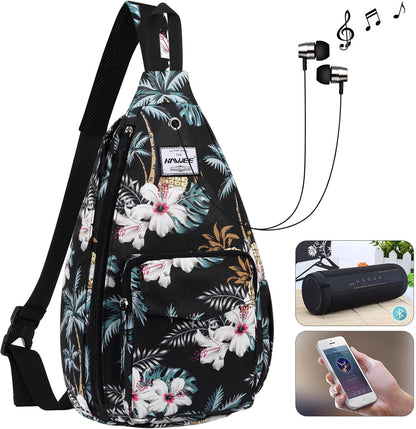 Backpack Sling for Women Anti-Water Crossbody Bag Inclined Adjustable Pack | Casual - Colors B