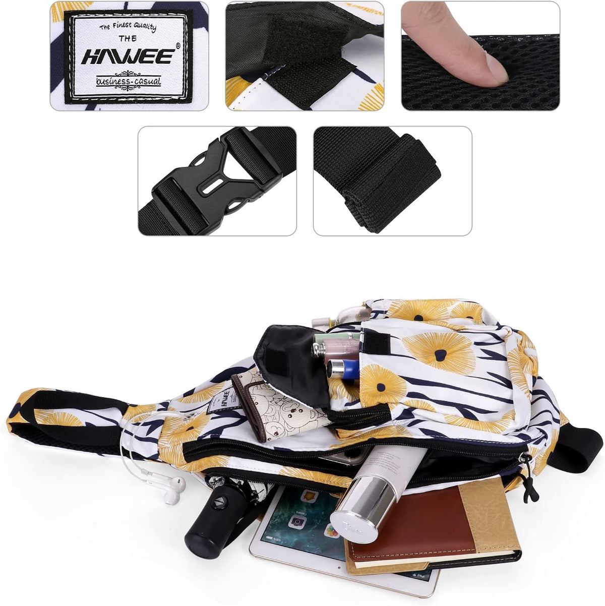 Backpack Sling for Women Anti-Water Crossbody Bag Inclined Adjustable Pack | Casual - Colors B