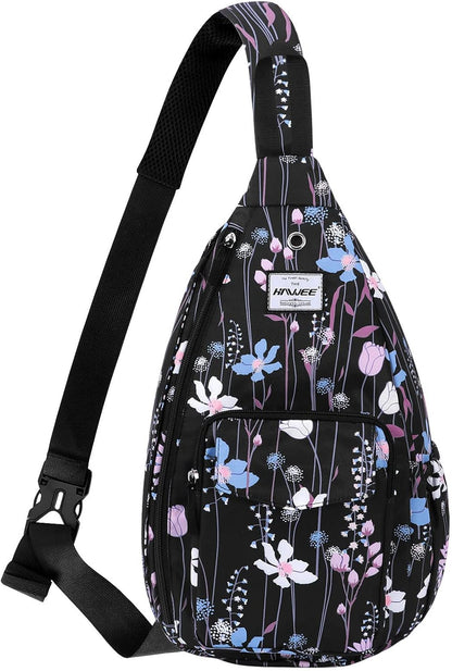 Backpack Sling for Women Anti-Water Crossbody Bag Inclined Adjustable Pack | Casual - Colors B