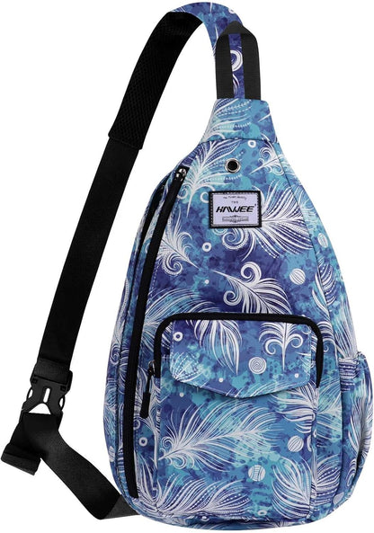 Backpack Sling for Women Anti-Water Crossbody Bag Inclined Adjustable Pack | Casual - Colors B
