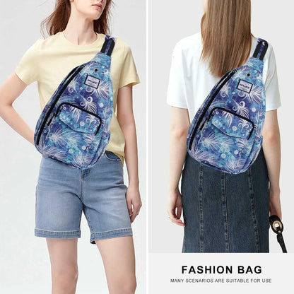 Backpack Sling for Women Anti-Water Crossbody Bag Inclined Adjustable Pack | Casual - Colors B