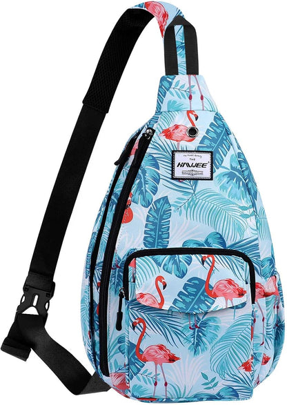 Backpack Sling for Women Anti-Water Crossbody Bag Inclined Adjustable Pack | Casual - Colors B