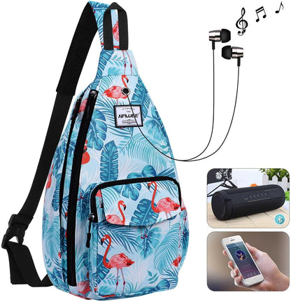 Backpack Sling for Women Anti-Water Crossbody Bag Inclined Adjustable Pack | Casual - Colors B