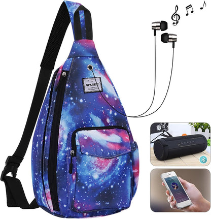 Backpack Sling for Women Anti-Water Crossbody Bag Inclined Adjustable Pack | Casual - Colors B